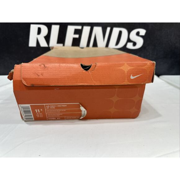 Nike Air Force 1 Mid PRM 313984-411 Michael VICK Size 11.5 COLLECTION ROYALE - Picture 9 of 12